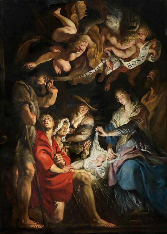 Peter Paul Rubens - Pokłon pasterzy